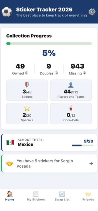 Sticker Tracker 2026 Screenshot 1 of 9