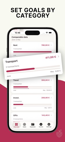 Personal budget - Framboise Screenshot 4 of 8
