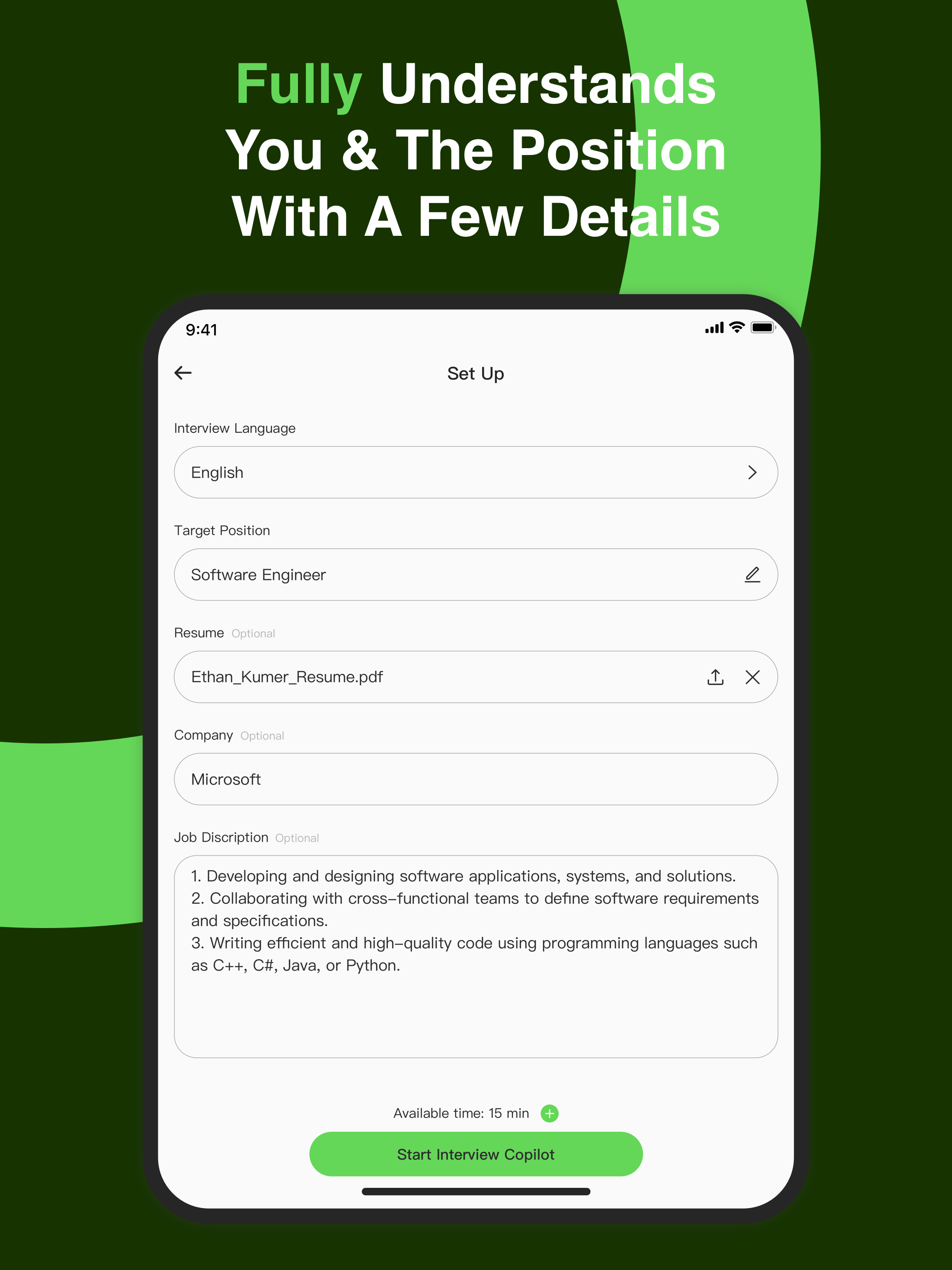 JobJump: Job Interview Copilot screenshot 8