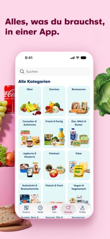 Flink: Dein Einkauf in Minuten iPhone screenshot 2
