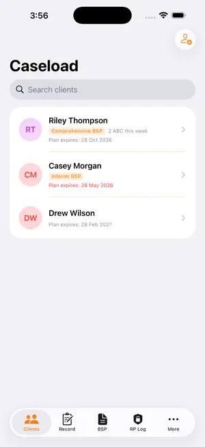 BehaviourLog BSP Platform screenshot 1
