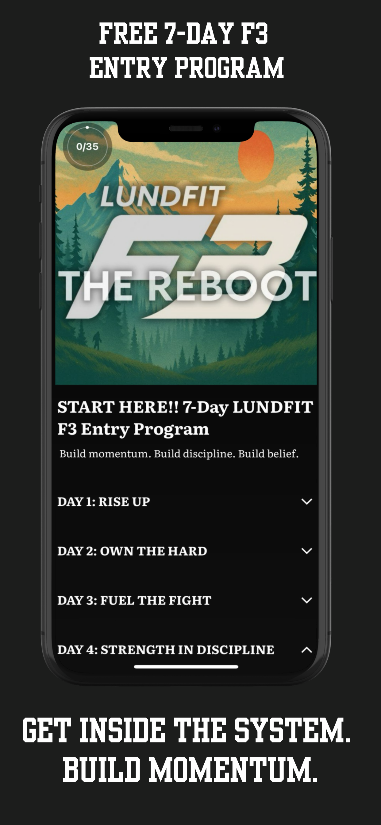 LUNDFIT F3 screenshot 2