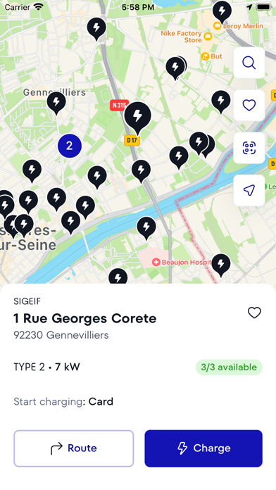 La borne bleue Screenshot