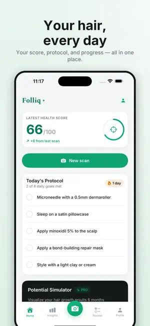 Folliq: AI Hair Scan screenshot 2