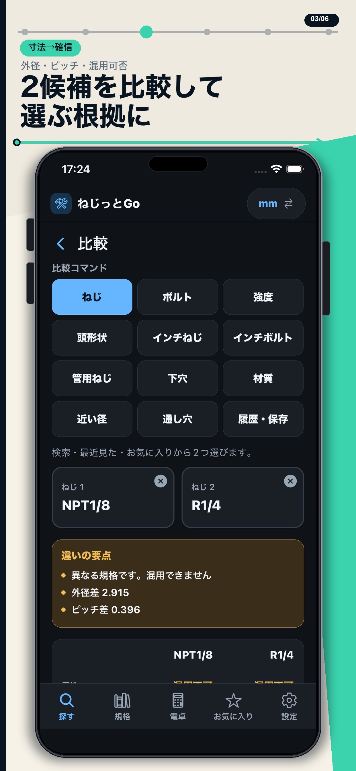 ねじっとGoのストア画像 3