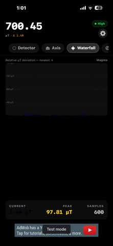 Magnet Meter - Field Detector iPhone screenshot