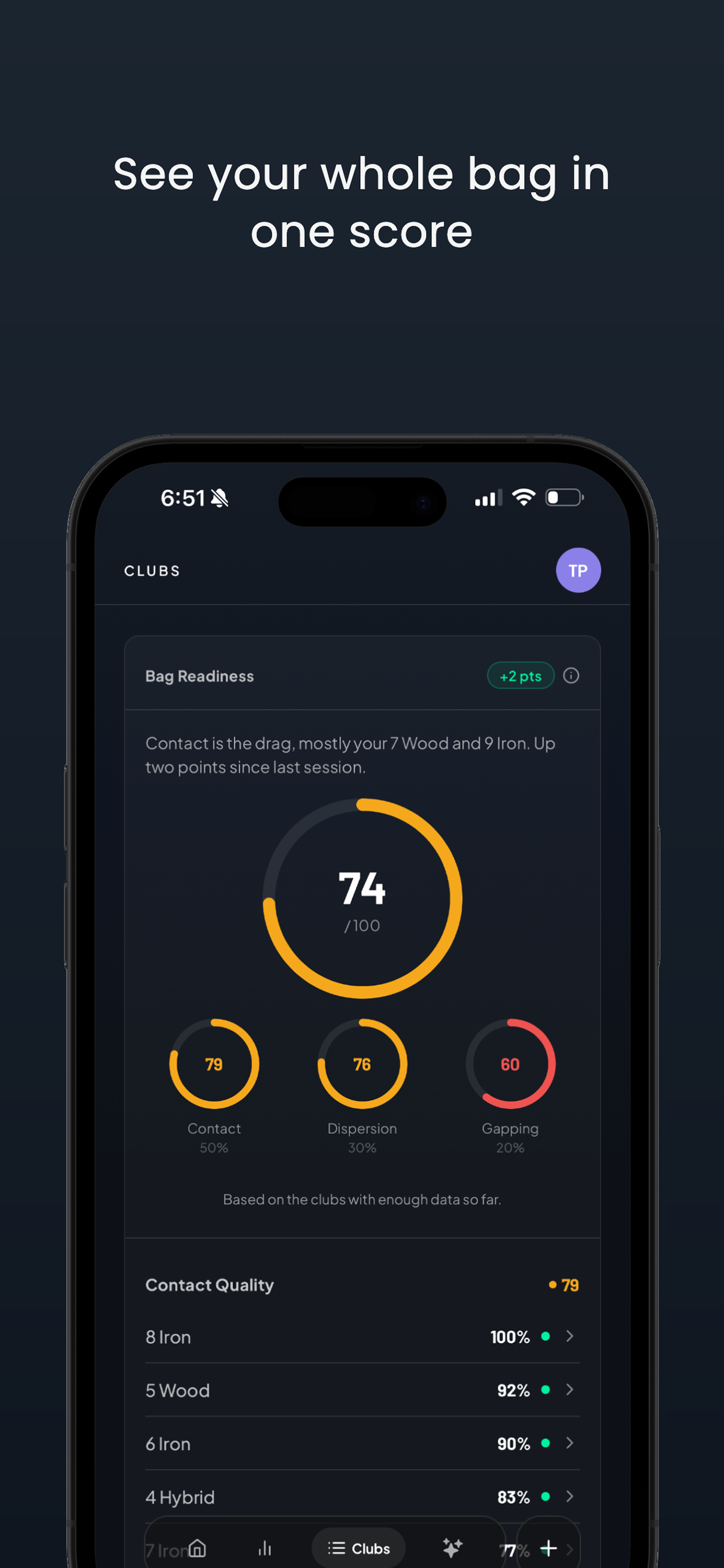 Caddio: Golf Sim Analytics screenshot 5