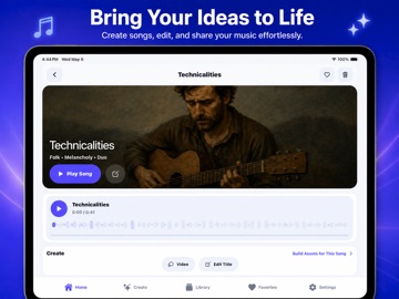 VerseFuse: Text Song Generator iPad screenshot