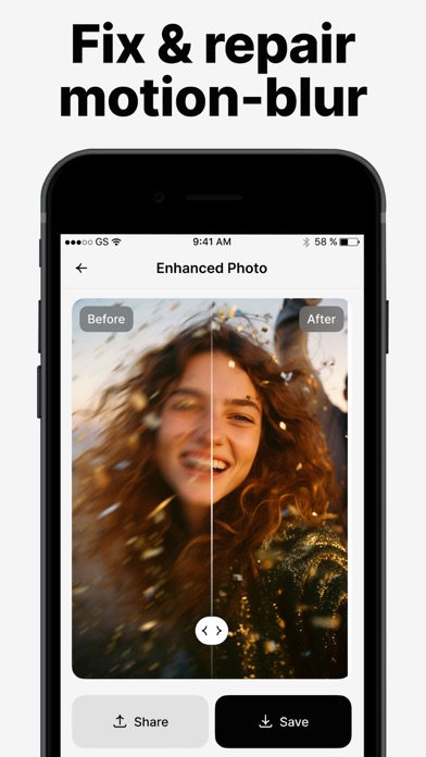 AI Photo Enhancer & Editor App Screenshot