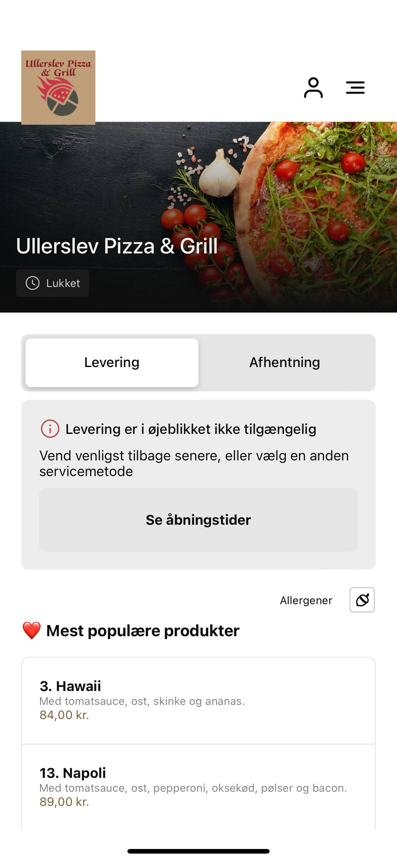 Ullerslev Pizza & Grill 5540 screenshot 3