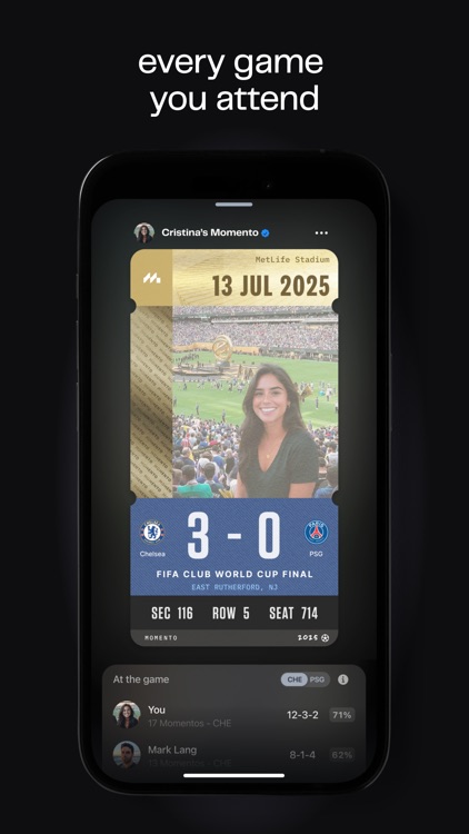 Momento: Sports & Music