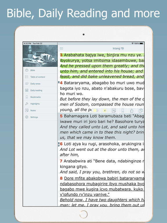 Screenshot #5 pour Kinyarwanda Bible. Biblia Yera