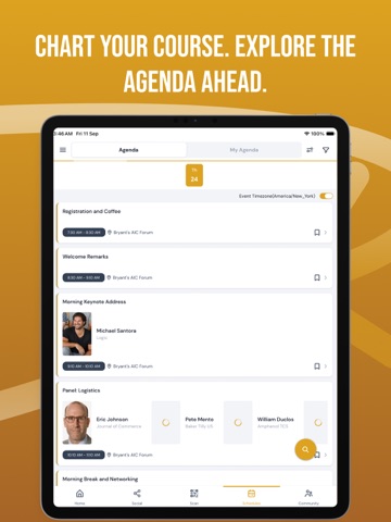 Global Trade Summit iPad screenshot