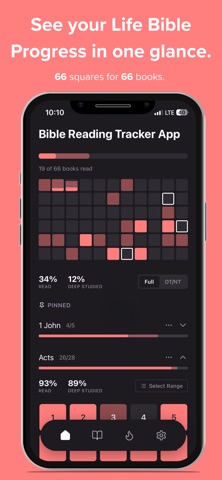 Bible Reading Tracker App Screenshot 1 of 4