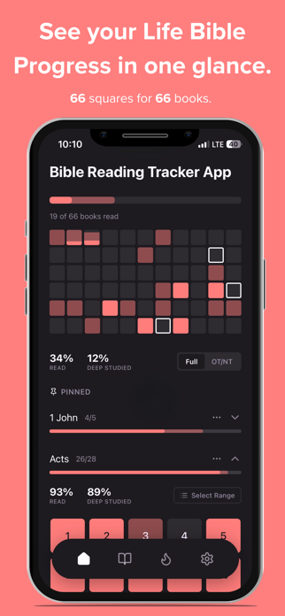 Bible Reading Tracker App Screenshot 1 of 4