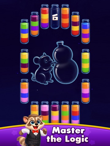 Chaos Drink Sort: Water Puzzle iPad screenshot