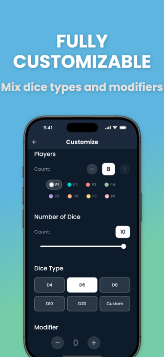 Dice Shaker: RPG Dice Roller Screenshot 4 of 5