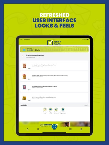 Verify Halal iPad screenshot