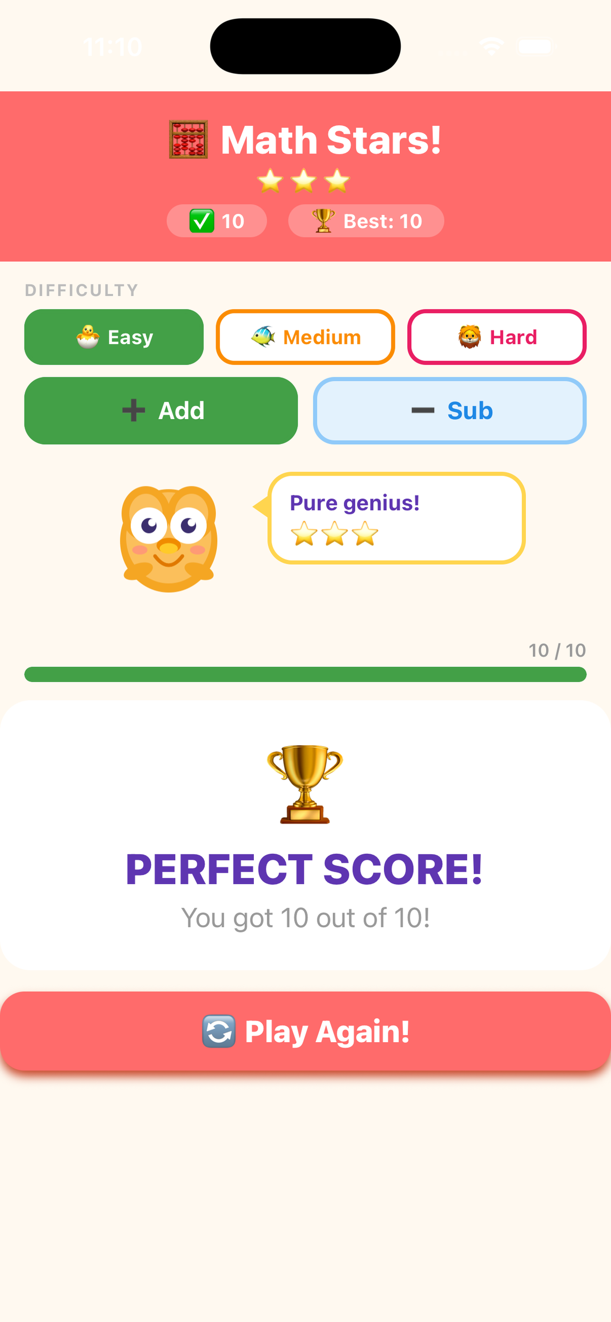 Math Stars! screenshot 4