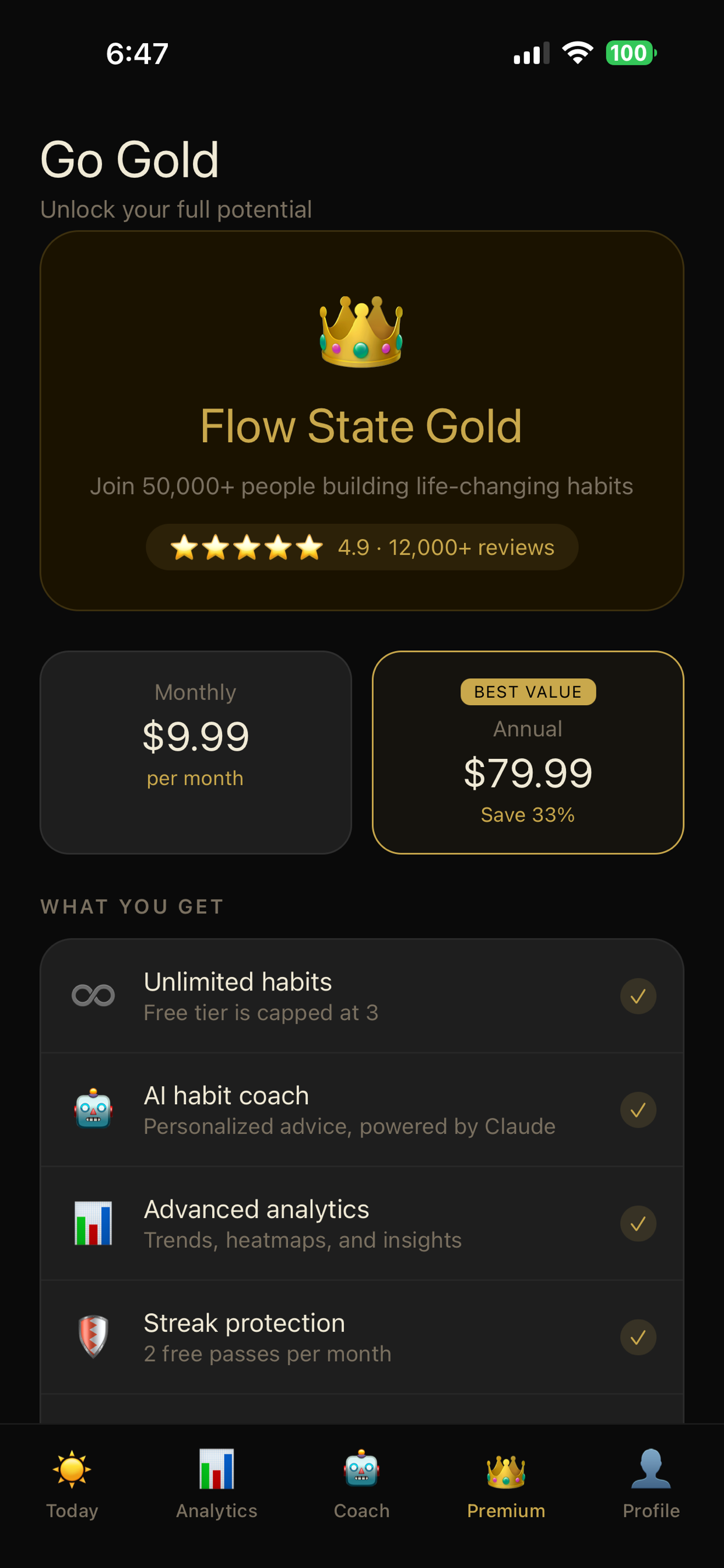 Flow State - Habit Tracker