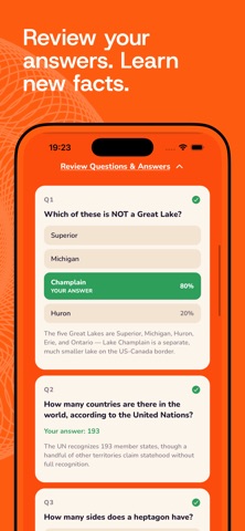Trivia Ten iPhone screenshot