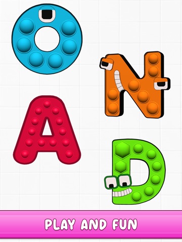 Pop It Alphabets Lore 3D Giant iPad screenshot
