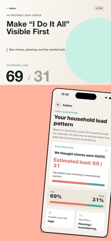 kajiduo: Chore Balance iPhone screenshot