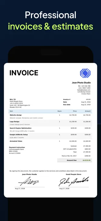 Invoice Maker & Estimate App screenshot 4 of 10