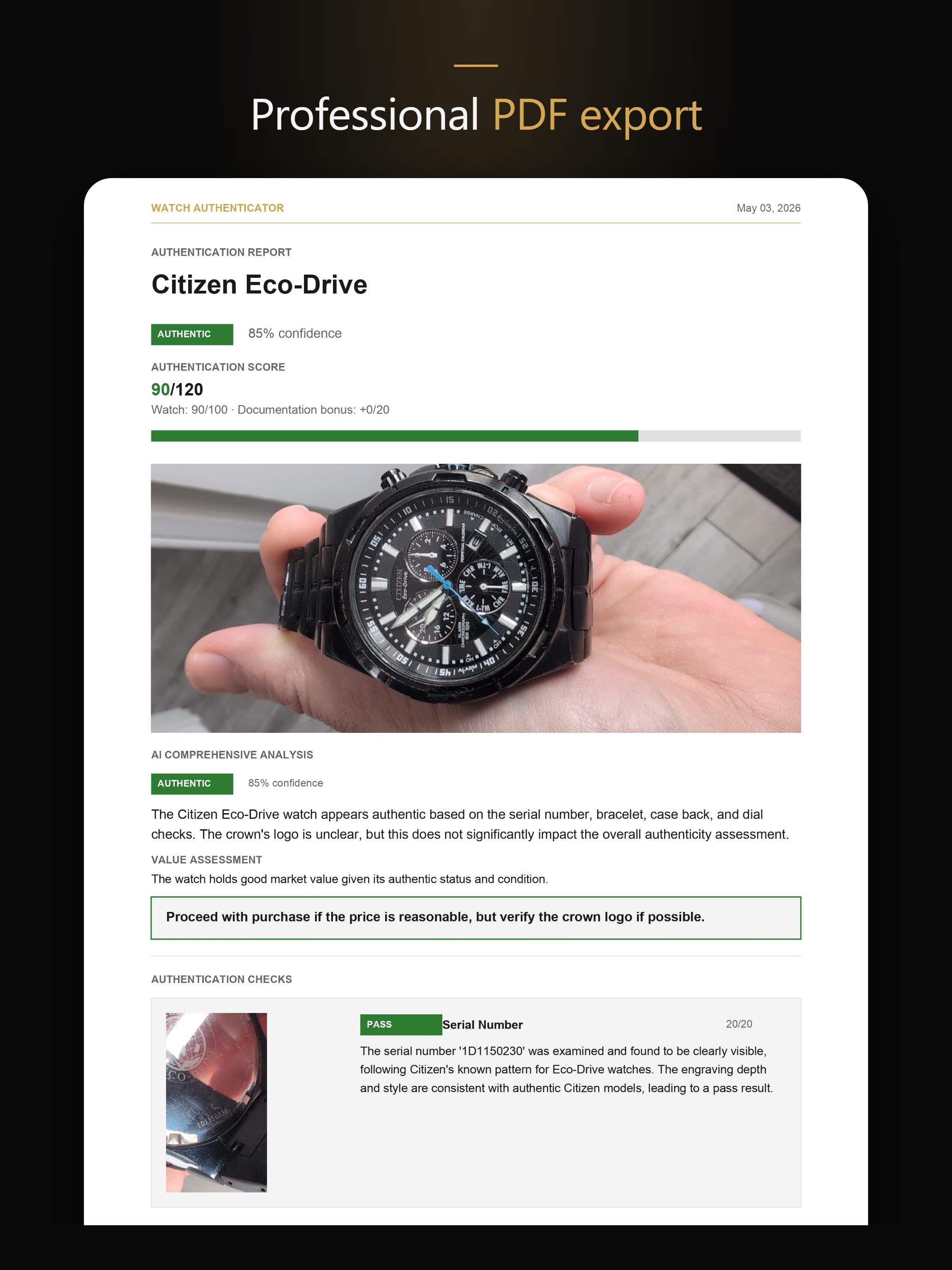 Watch Authentication screenshot 9