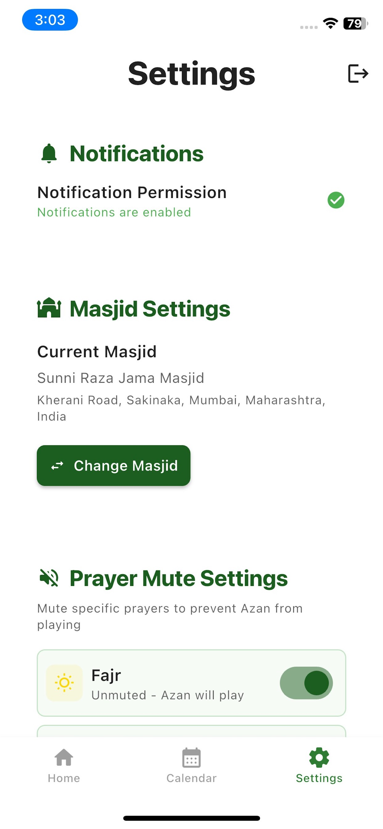 My Nearby Masjid