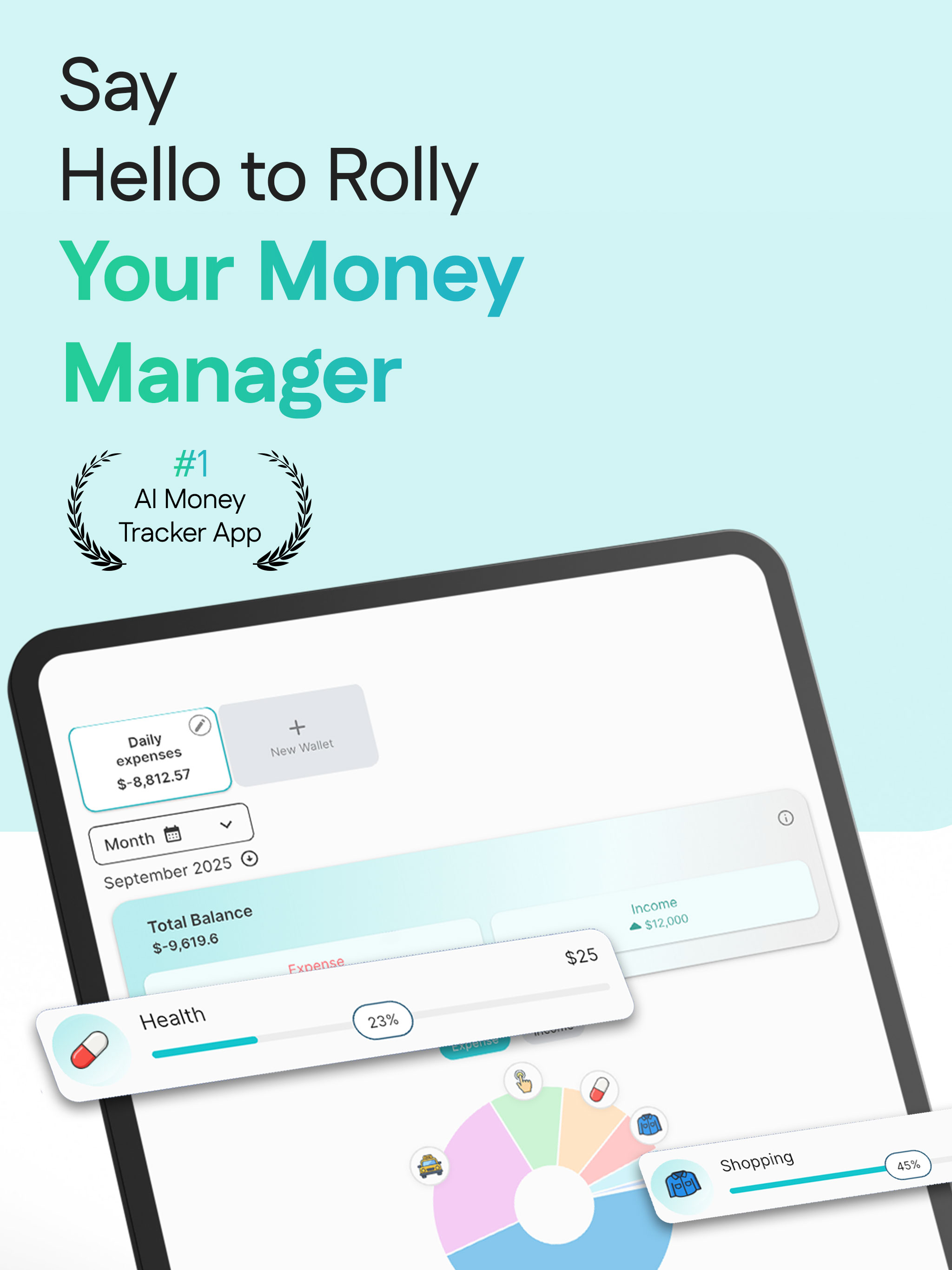 Rolly: AI Budget Money Tracker screenshot 11