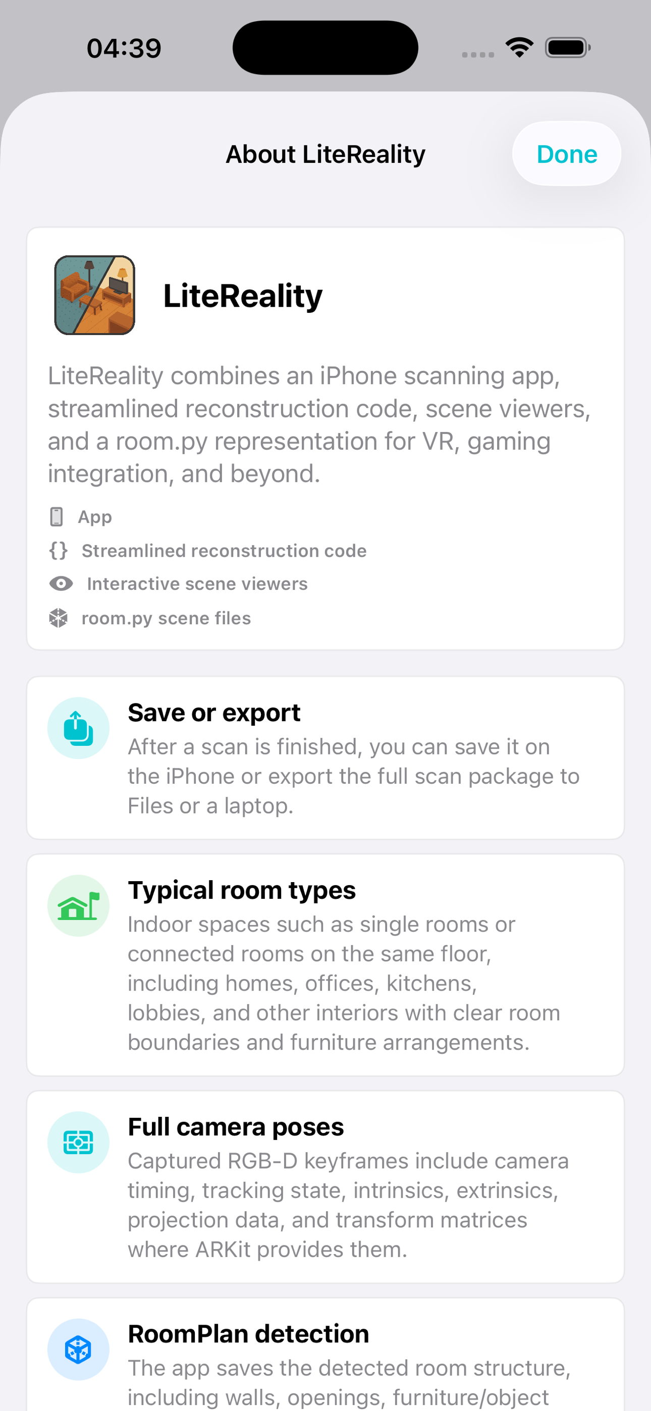 LiteReality screenshot 3