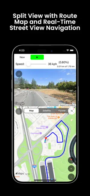 StreetMapRoute - StreetWatch screenshot 2