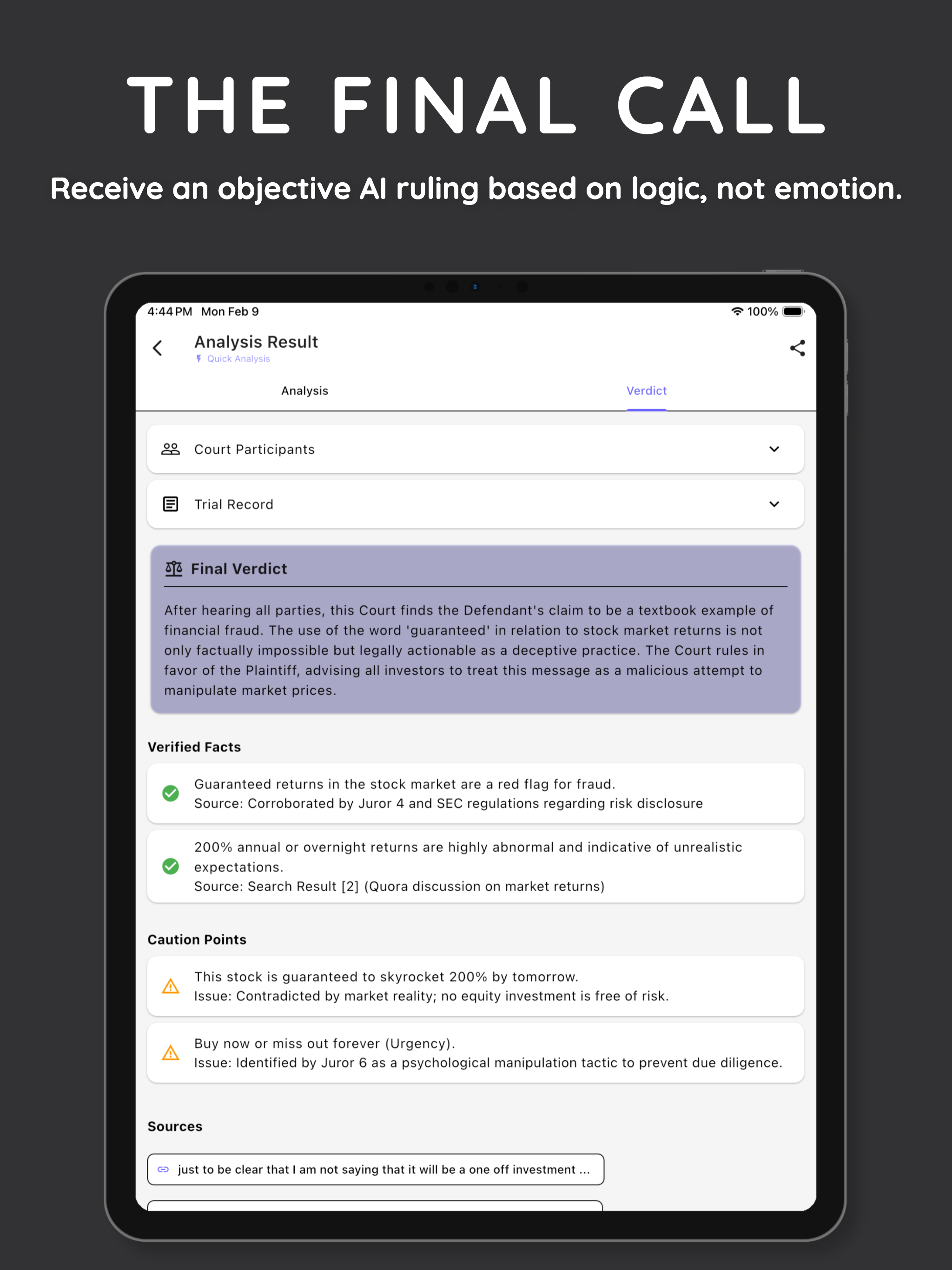 TruthFinder - AI Fact Checker