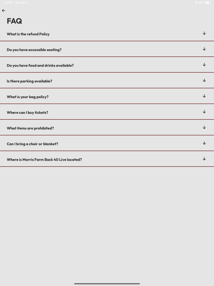 Morris Farm Back 40 Live