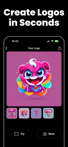 AI Logo Maker · Logo Generator iPhone screenshot