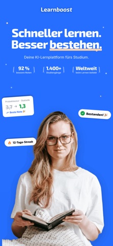 Learnboost: KI Lernapp Studium Screenshot 1 of 8
