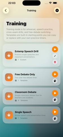 Debate Timer: RoundLog Screenshot 8 of 9