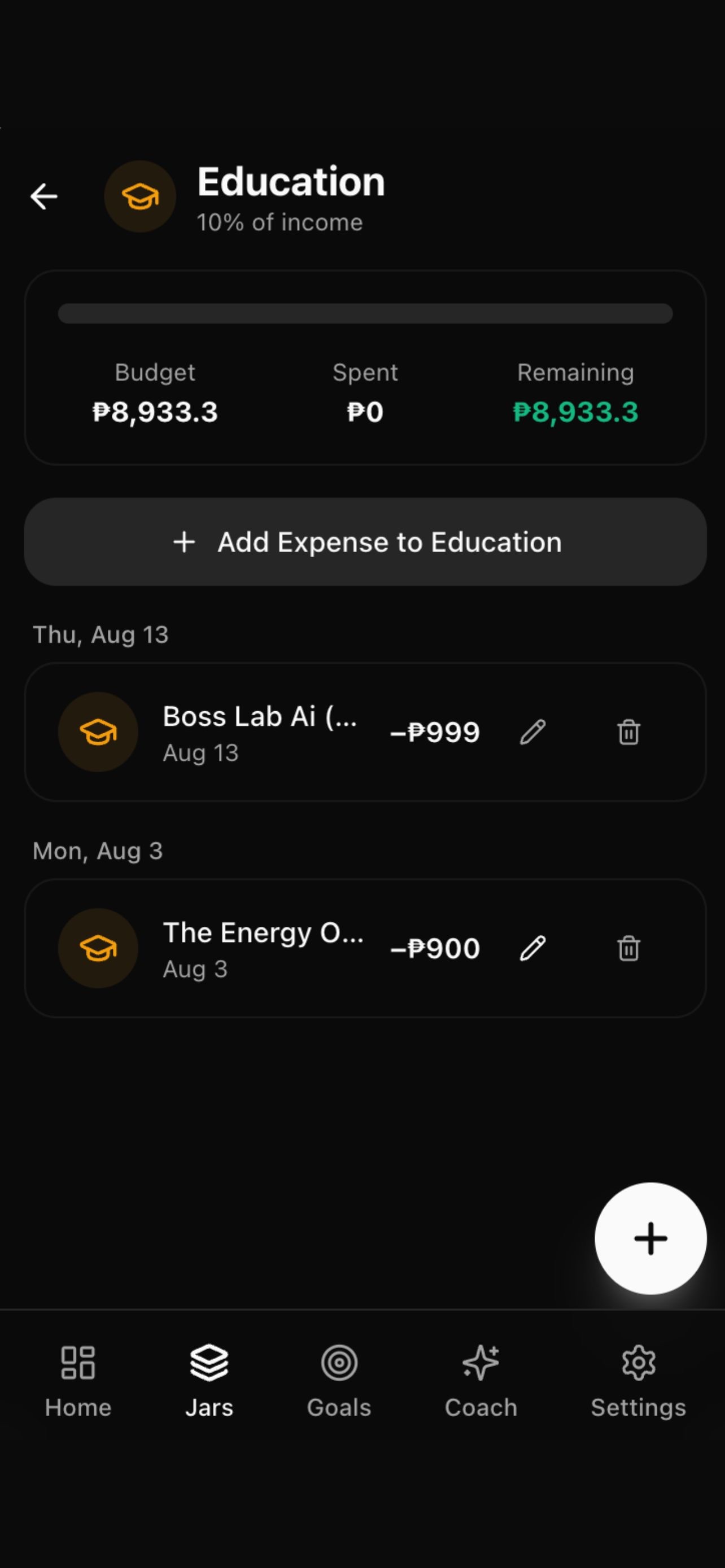 Screenshot 5 of Money Steward: 6 Jars System