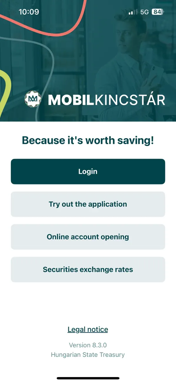 Screenshot #1 pour MobilKincstár