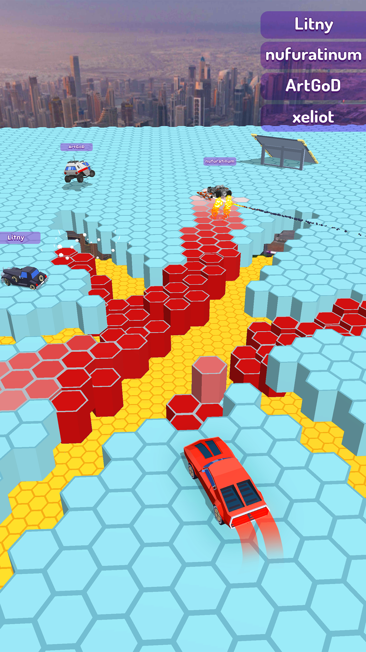 Race Arena - Fall Car Battle screenshot 2