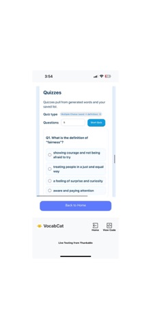 VocabCat screenshot
