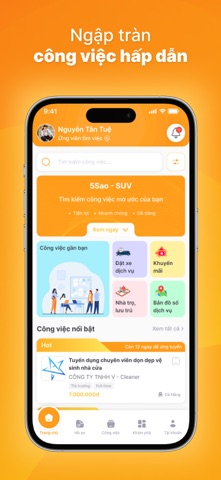 Nhà trọ, việc làm, dịch vụ SUV screenshot