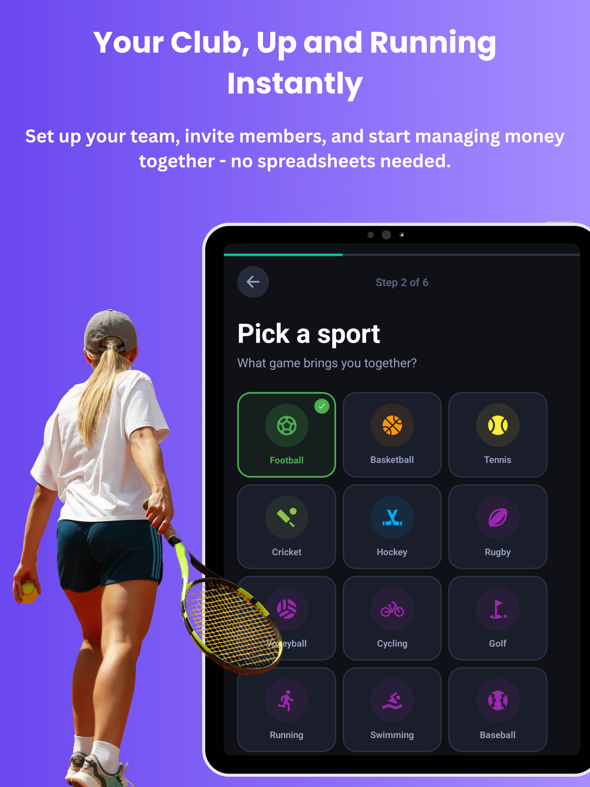 Splitr - Sports Club Finances
