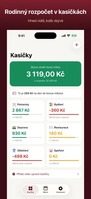 Rodinný rozpočet: Kasička screenshot 1