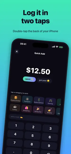 Tapp: Expense Tracker screenshot 1