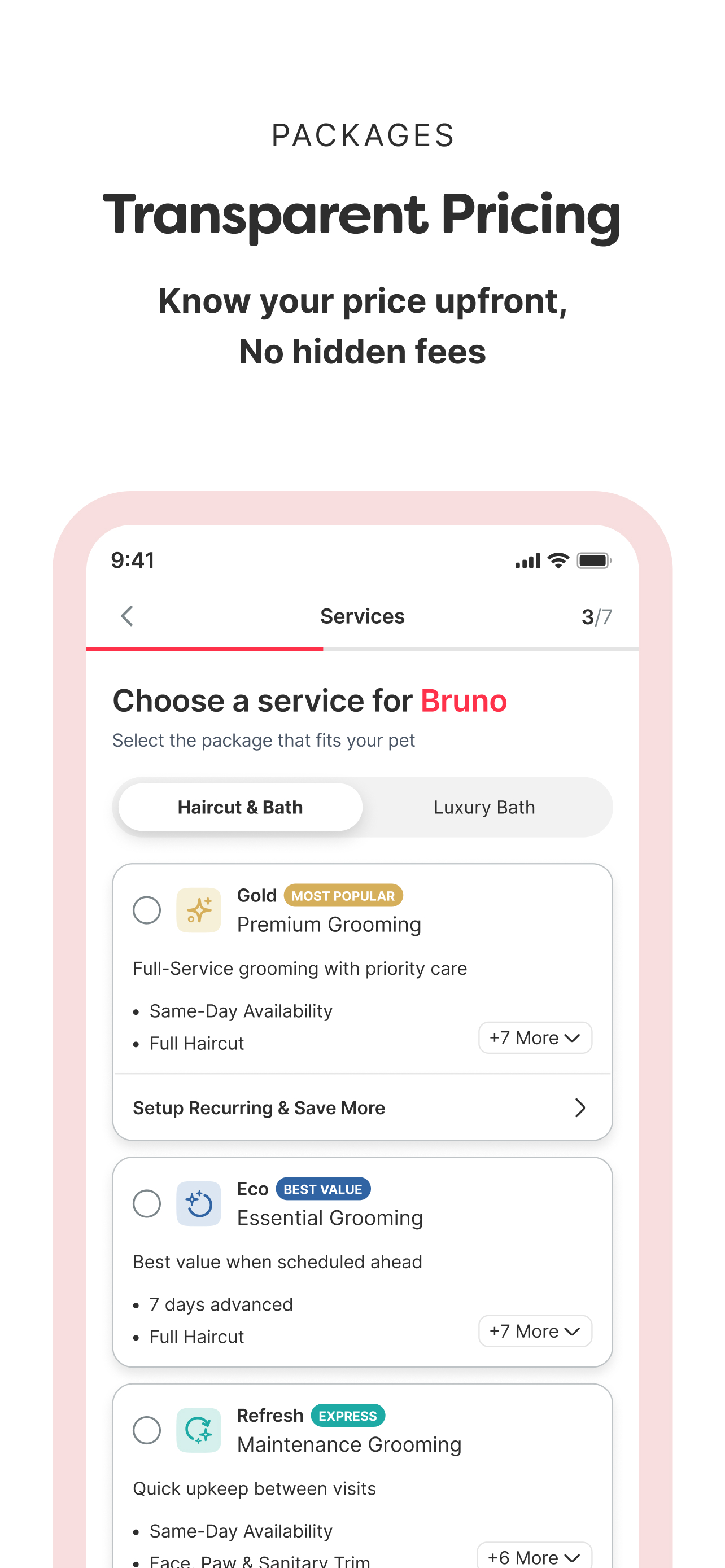 Groomit On-Demand Grooming screenshot 3