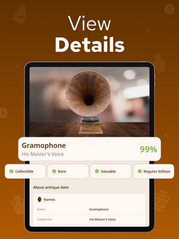 Antique Identifier – Antiqum iPad screenshot