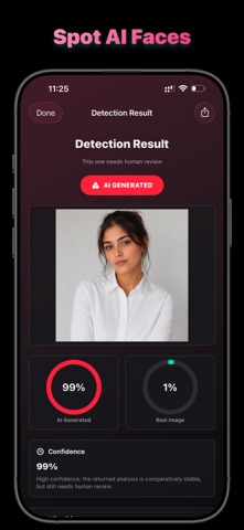 AI Image Detector - Realens Screenshot 2 of 4