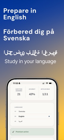 Swedish Citizenship Test Screenshot 7 of 8